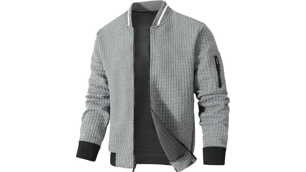 men s casual bomber coat
