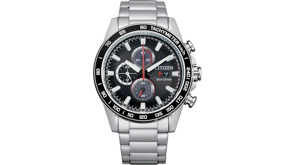 men s casual eco drive watch