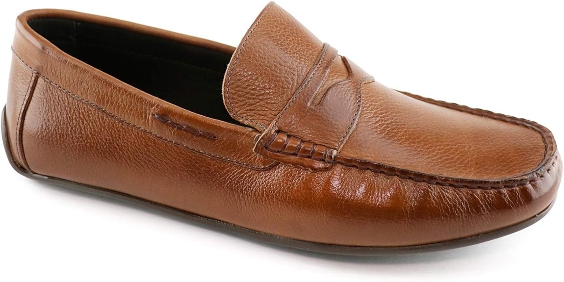 men s leather casual loafers