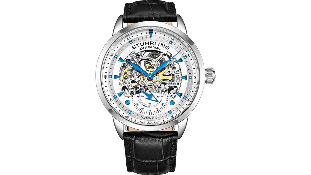men s skeleton dress watch