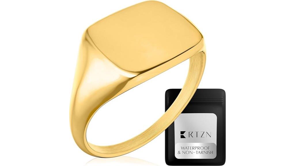 men s stainless steel ring