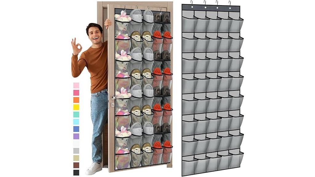 mesh pocket shoe organizer