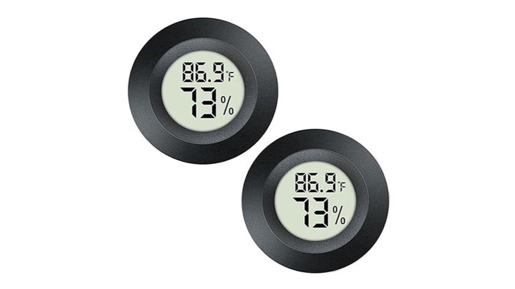 mini digital hygrometer set
