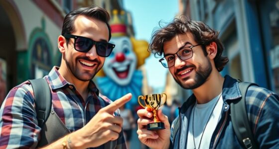 mocking through humor