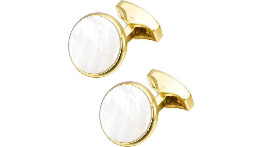 mother of pearl cufflinks