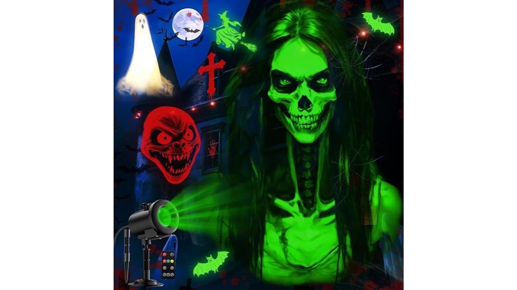 multi pattern halloween projector