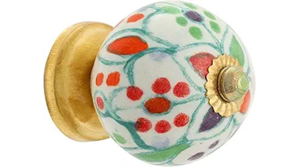 multicolor moroccan ceramic handles