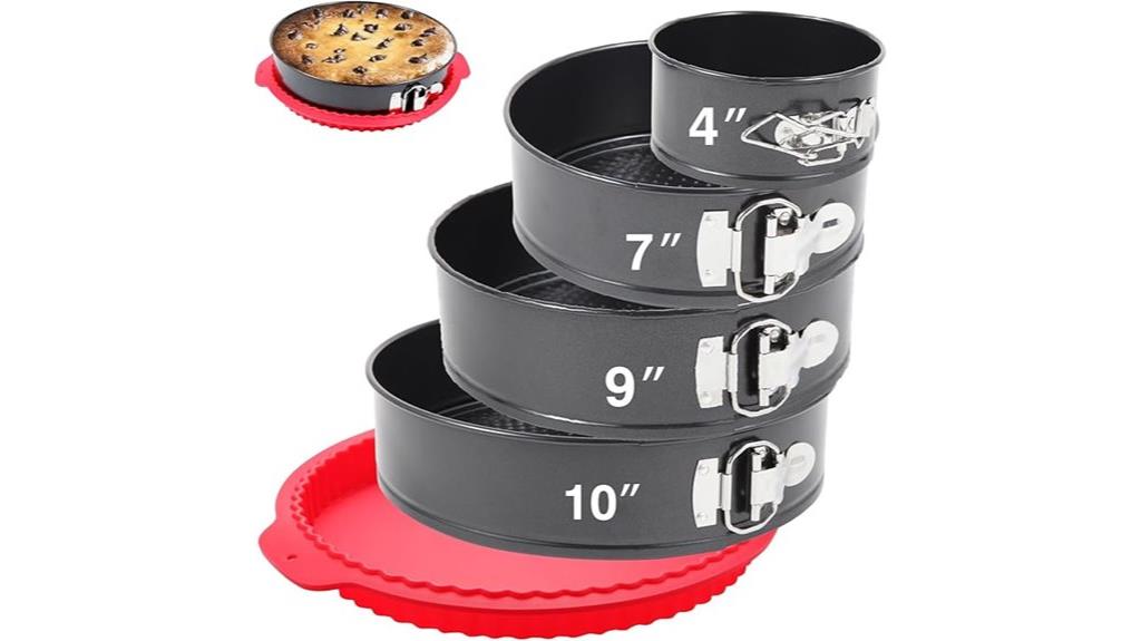 multiple size springform pans