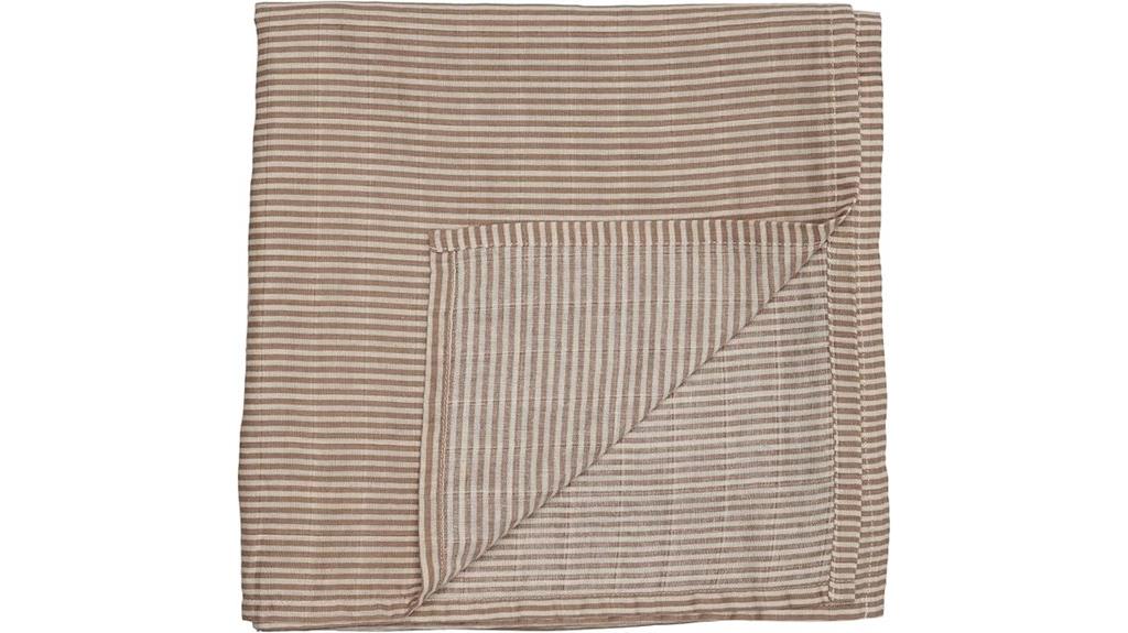 organic cotton muslin swaddle