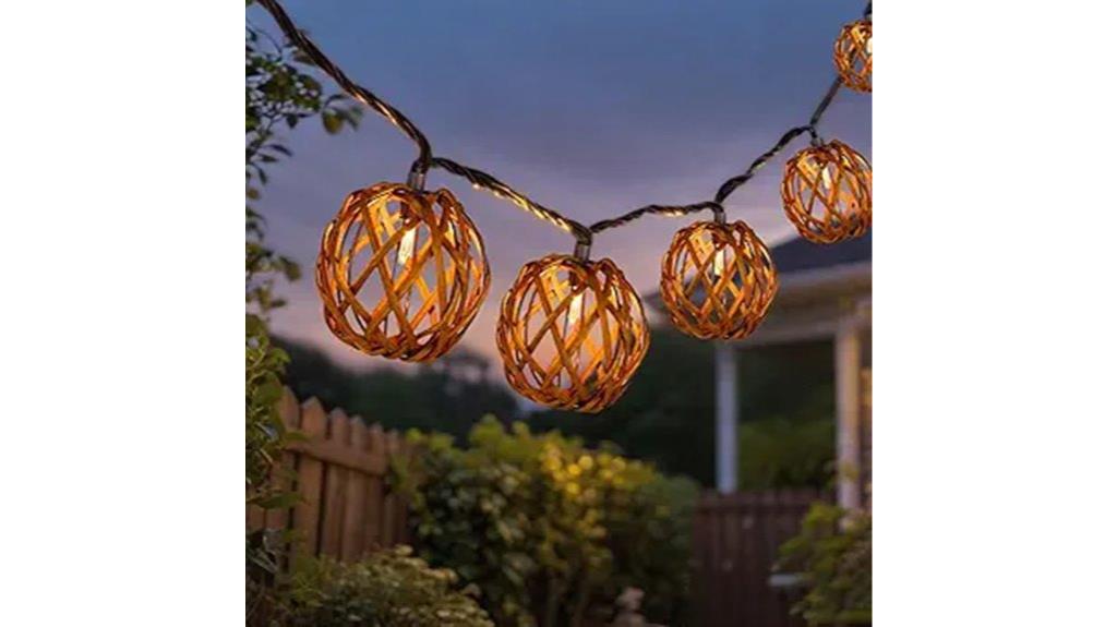 outdoor patio string lights