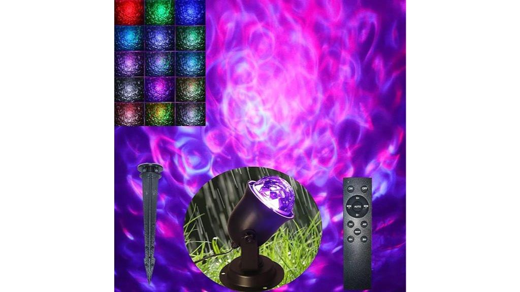 outdoor projector with remote