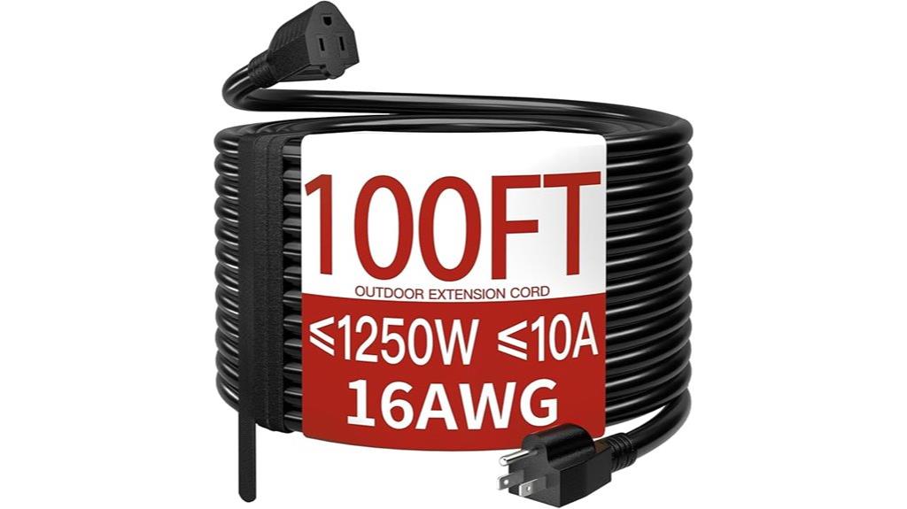 outdoor waterproof flame resistant cord