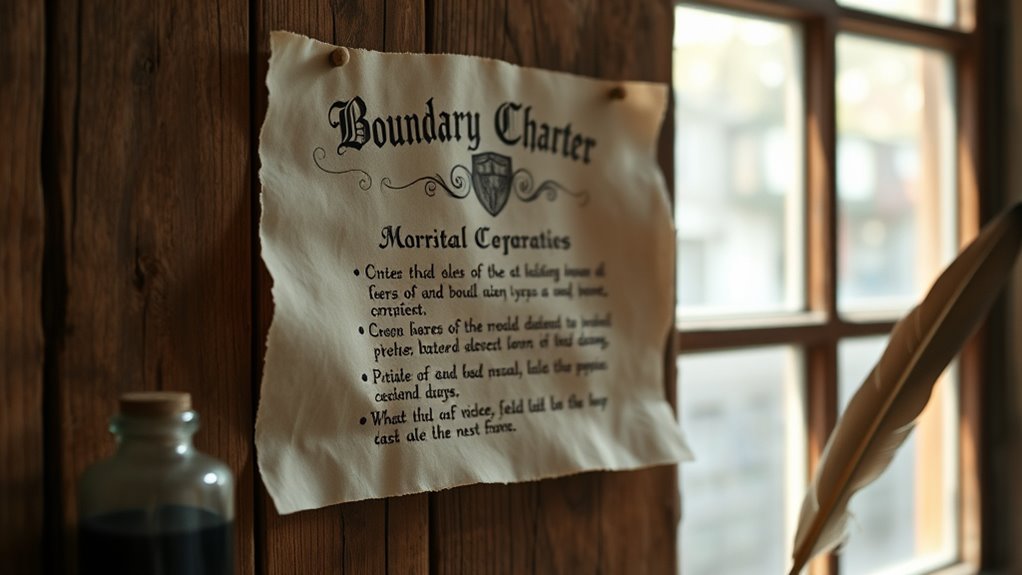 personal boundary guidelines