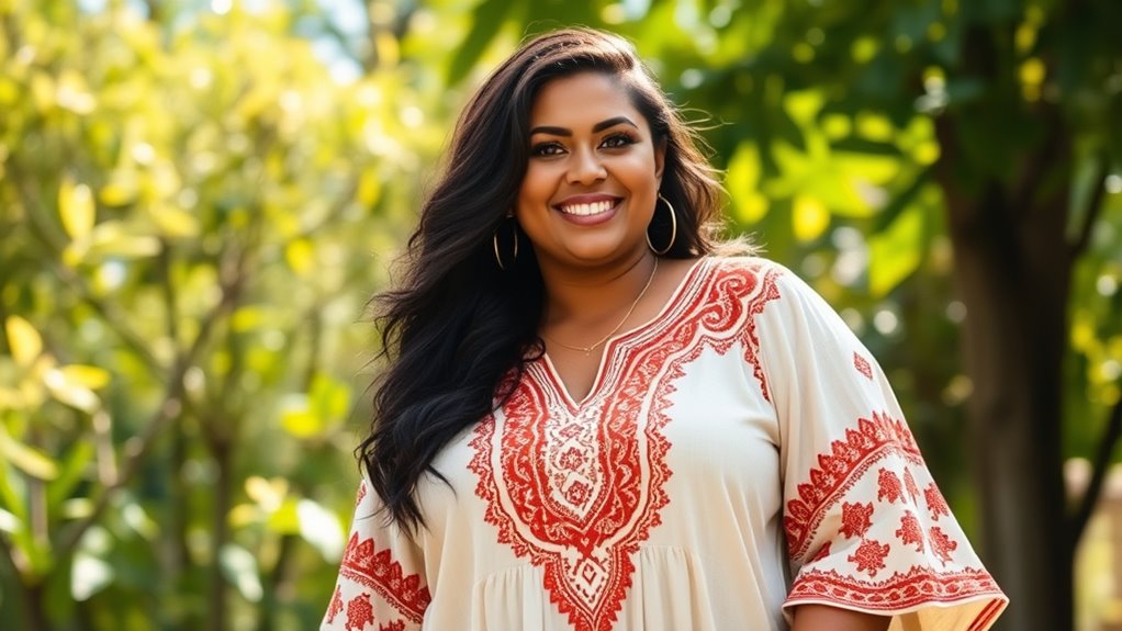plus size boho top styles