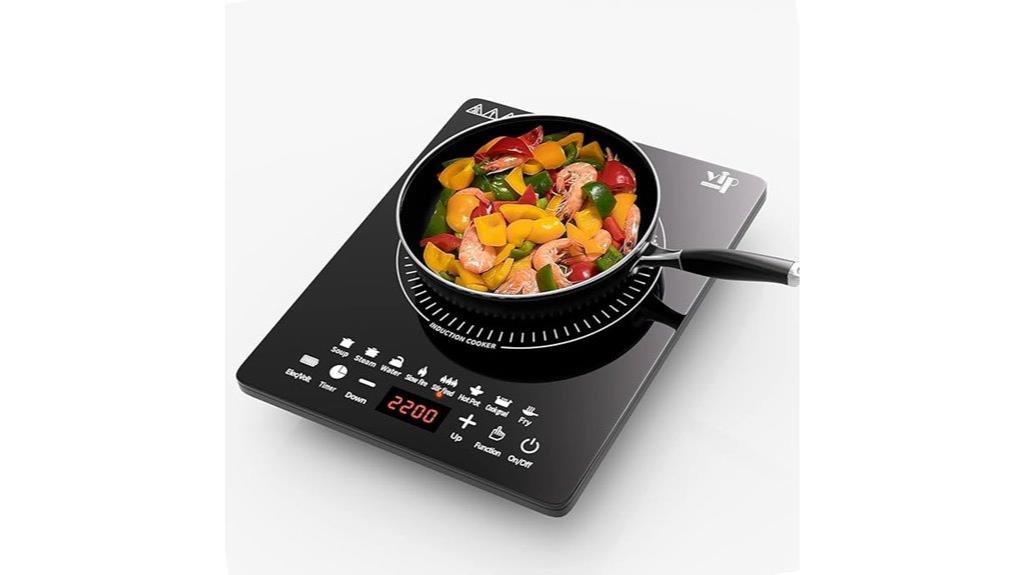 portable induction with touch