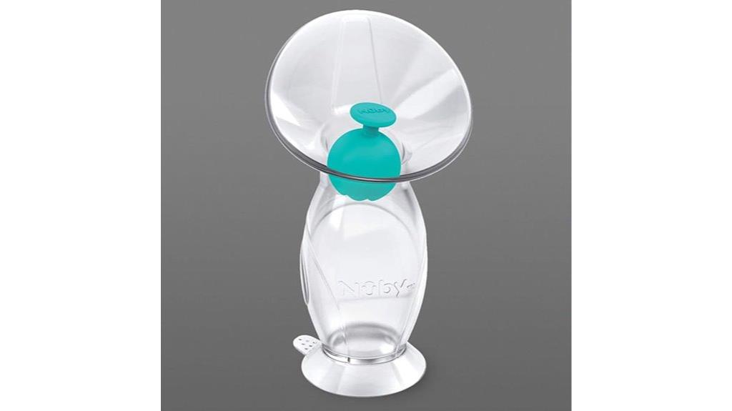 portable silicone breast pump