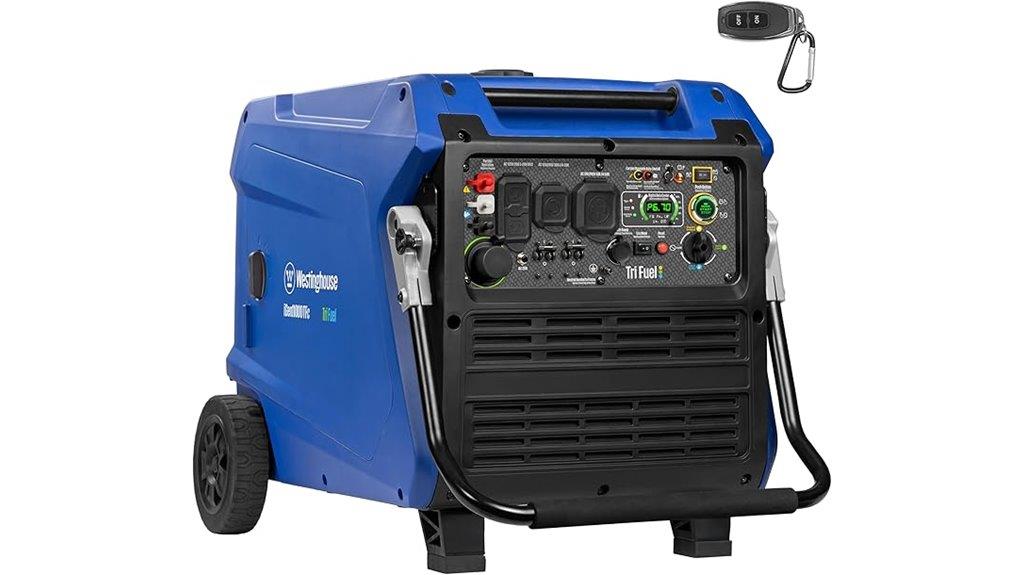 portable tri fuel inverter generator