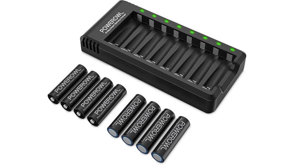 rechargeable aa batteries pack