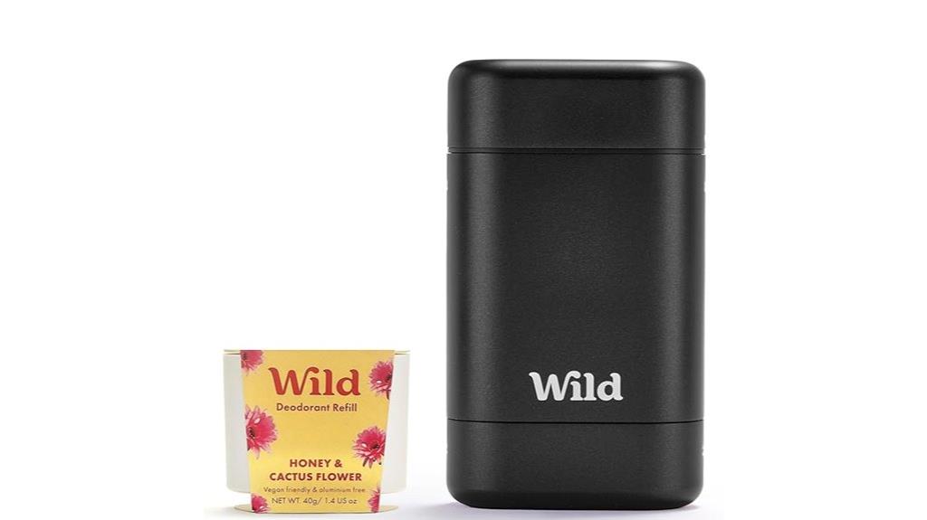 refillable deodorant kit black