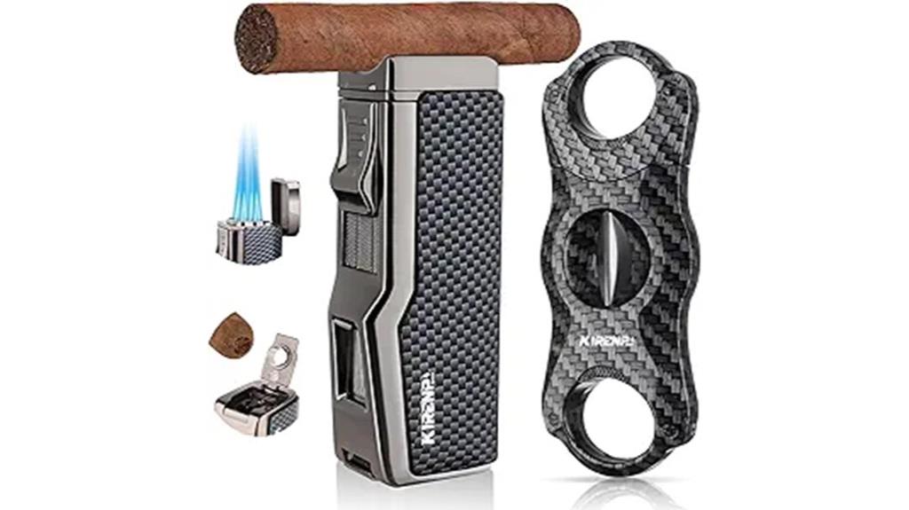 refillable torch with cutter