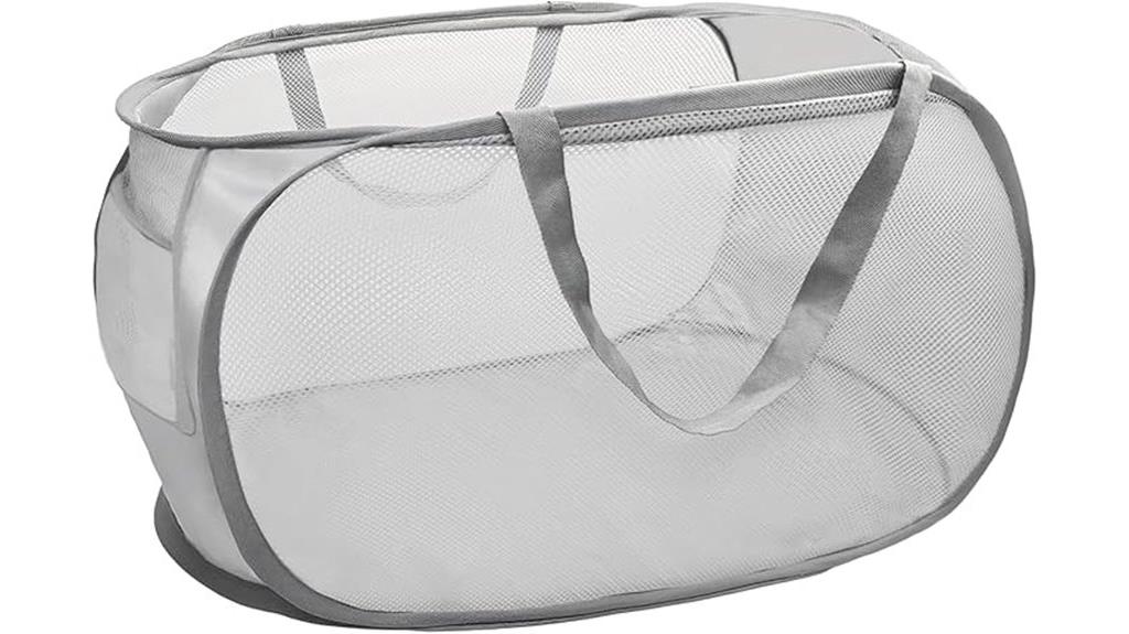 reinforced handle collapsible basket