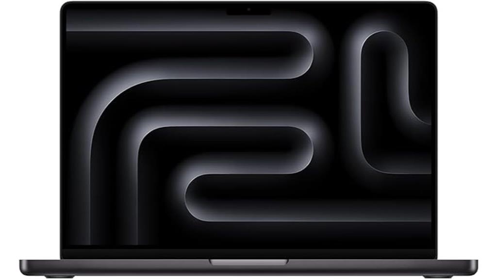 renewed space black macbook