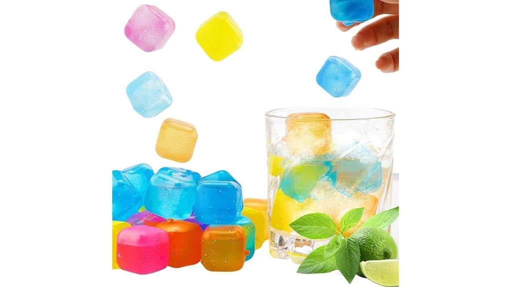 reusable plastic ice cubes