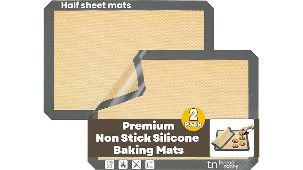 reusable silicone baking mats