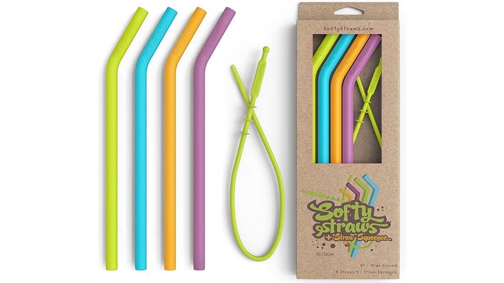 reusable silicone straw