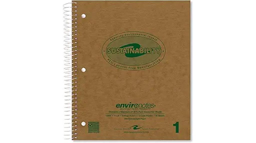 roaring spring recycled notebook