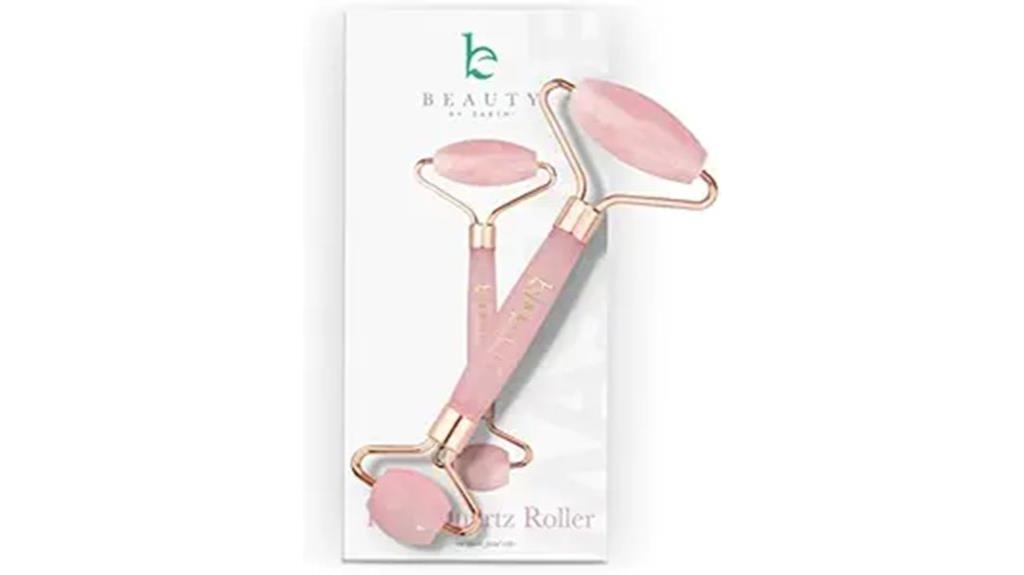 rose quartz facial roller