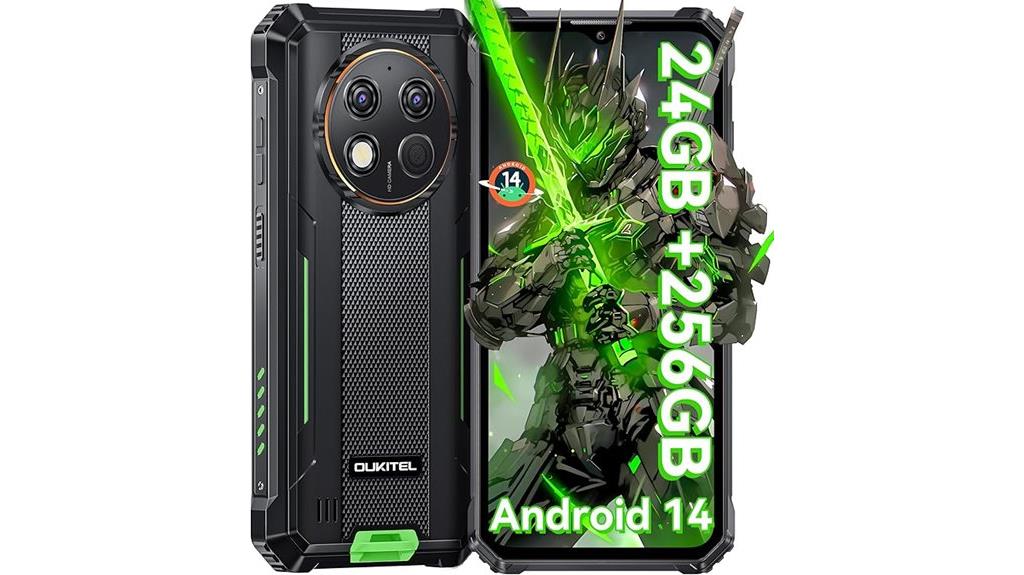 rugged smartphone with massive storage