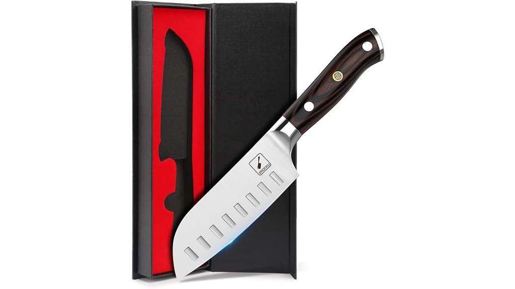 santoku chef knife 5 inch