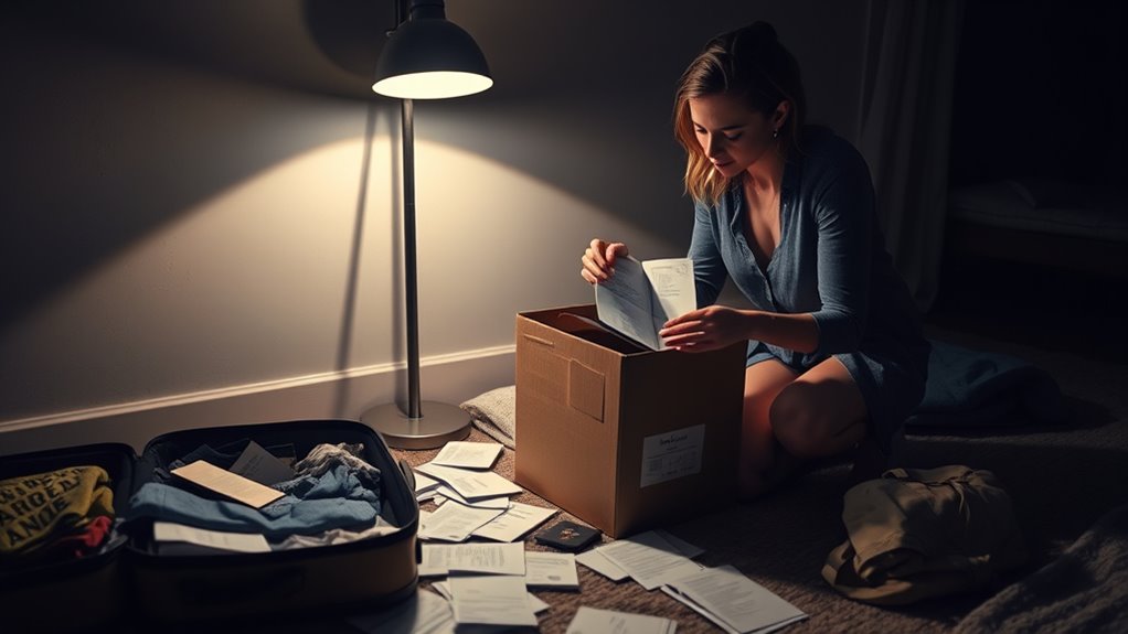 secure documents and belongings