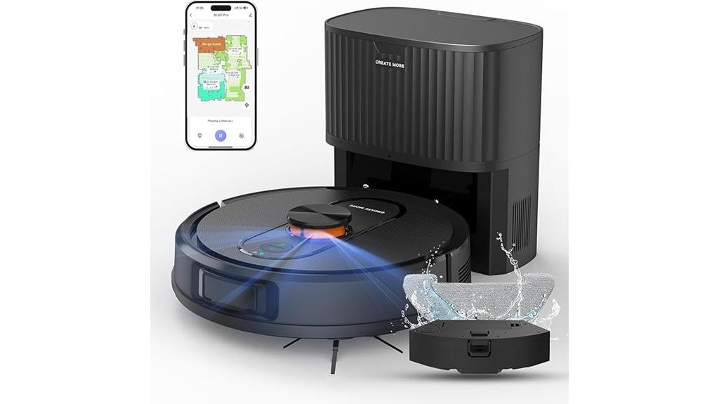 self emptying wi fi robot