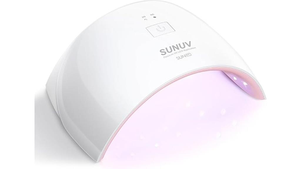 sensor controlled nail lamp