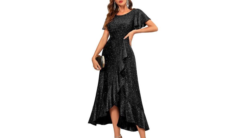 sequin formal party dress