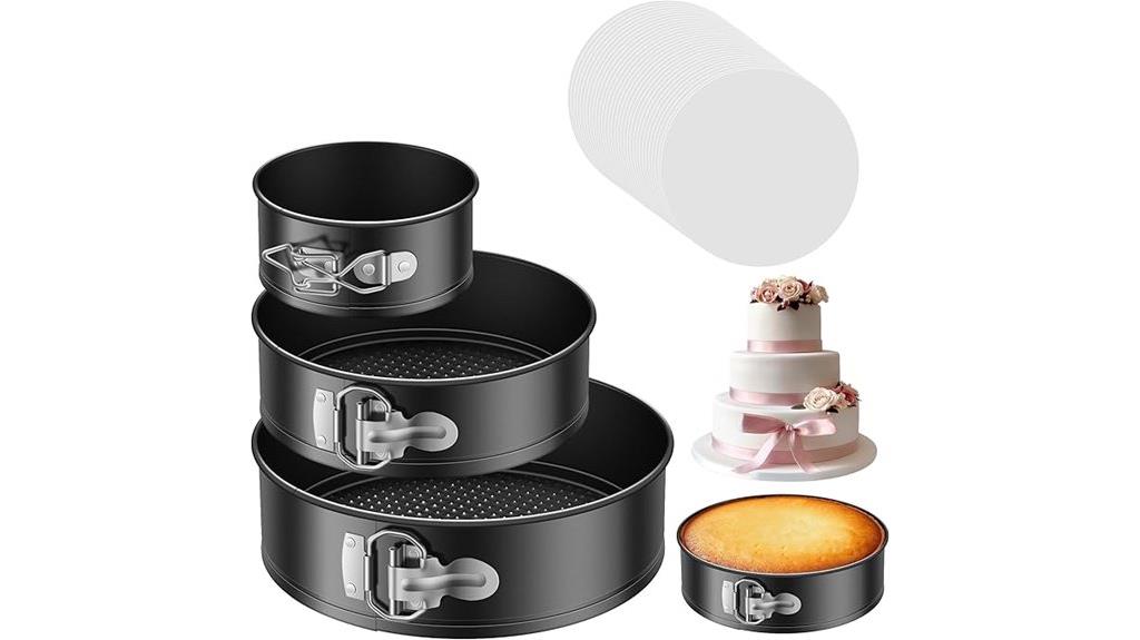 set of 3 nonstick springform pans