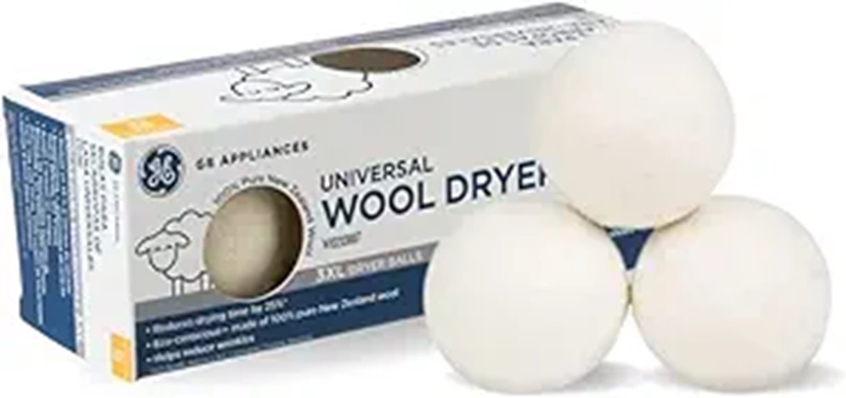 set of three dryer balls