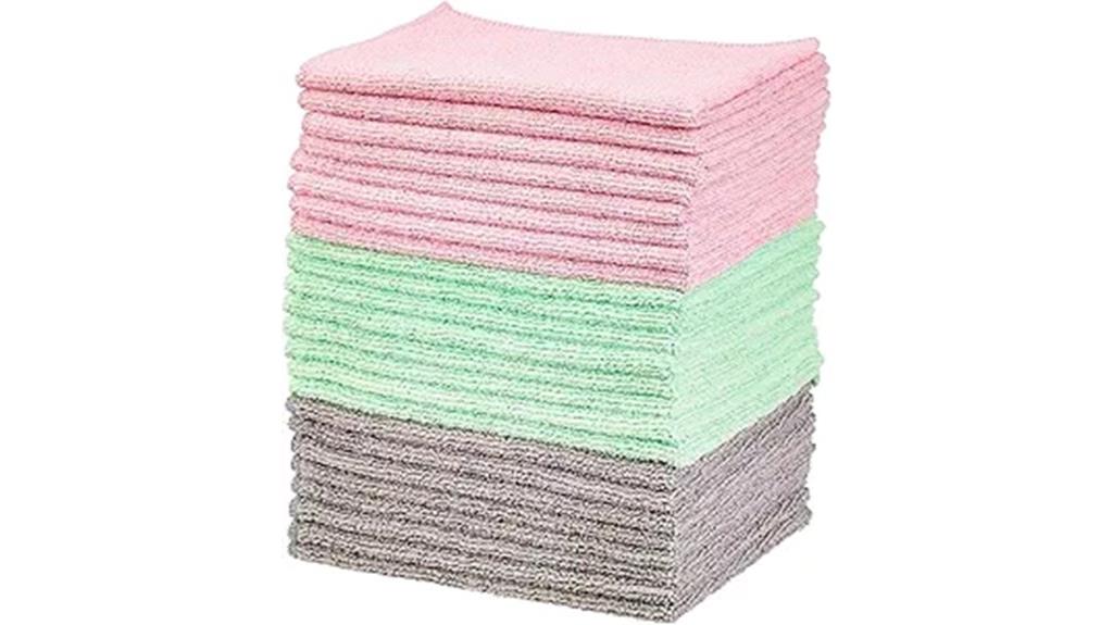 set of twenty four microfiber cloths