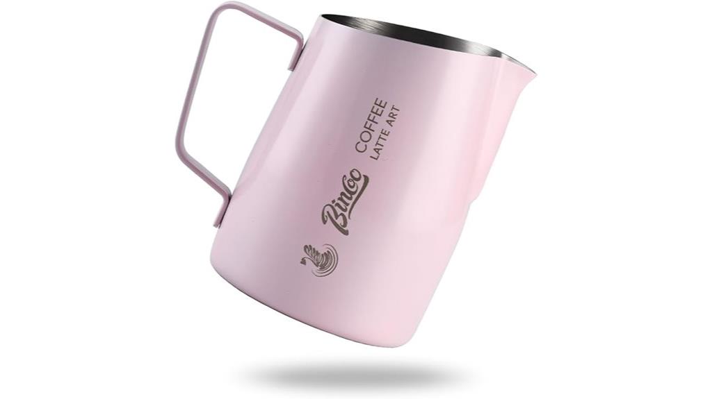sharp spouted milk pitcher