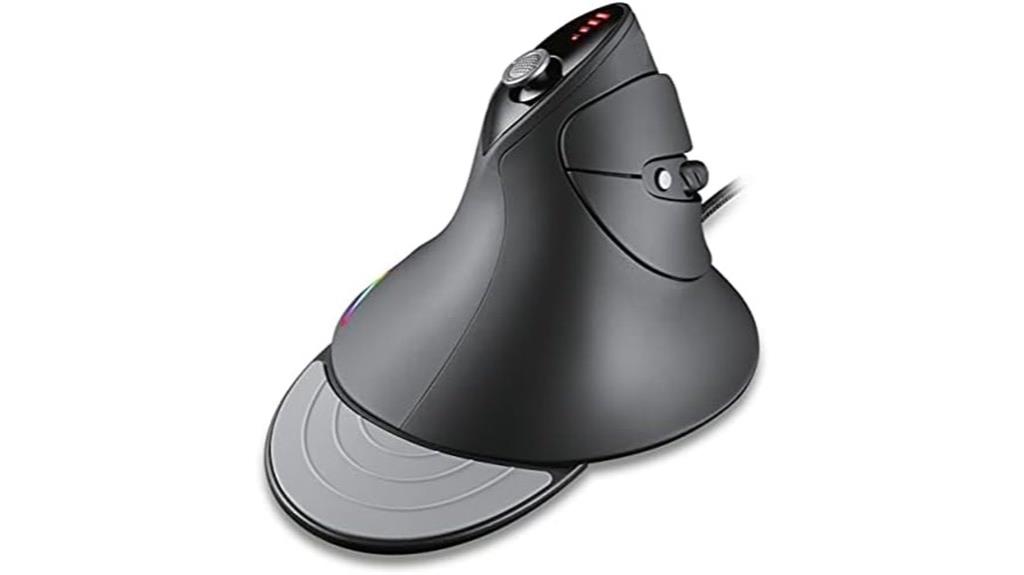 silent vertical gaming mouse