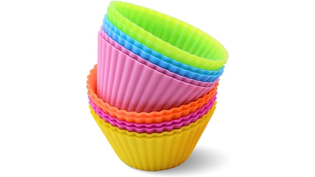 silicone baking cups pack