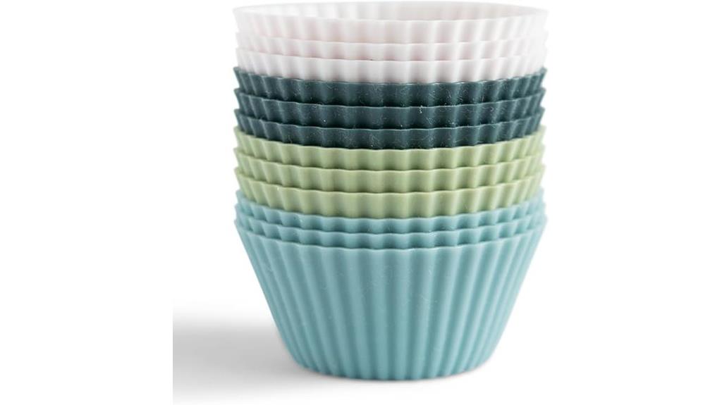 silicone baking cups set