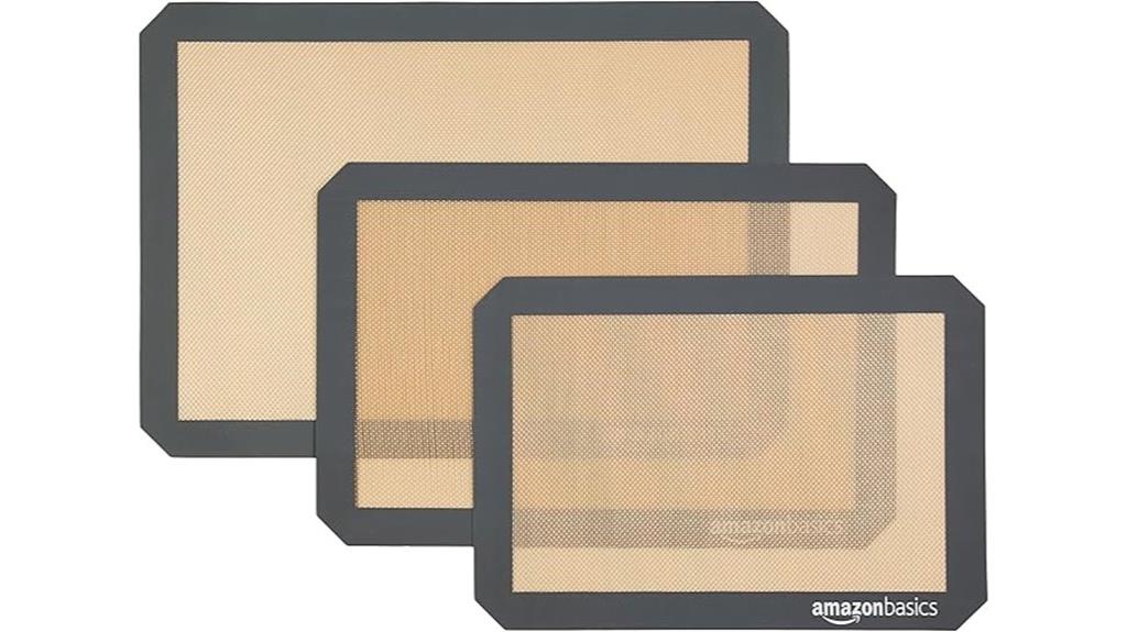 silicone baking mat set