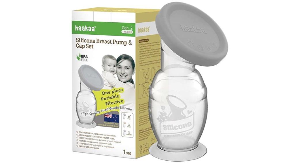 silicone breast pump