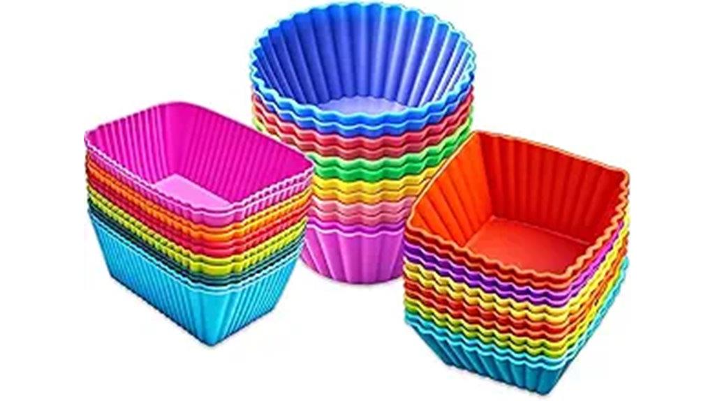 silicone cupcake liners pack