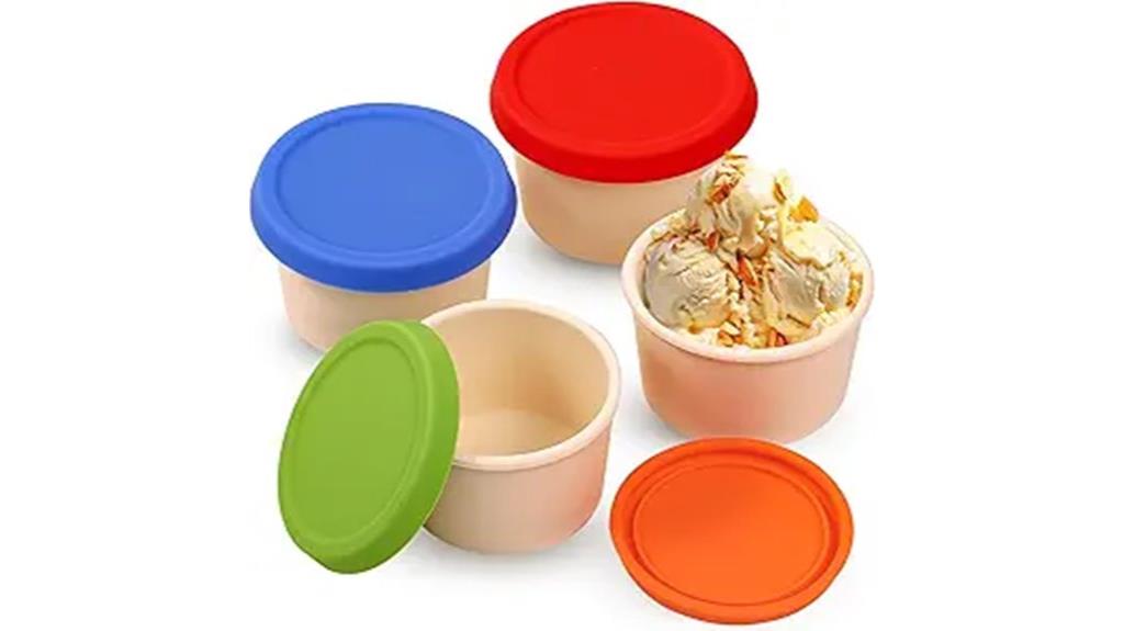 silicone ice cream set