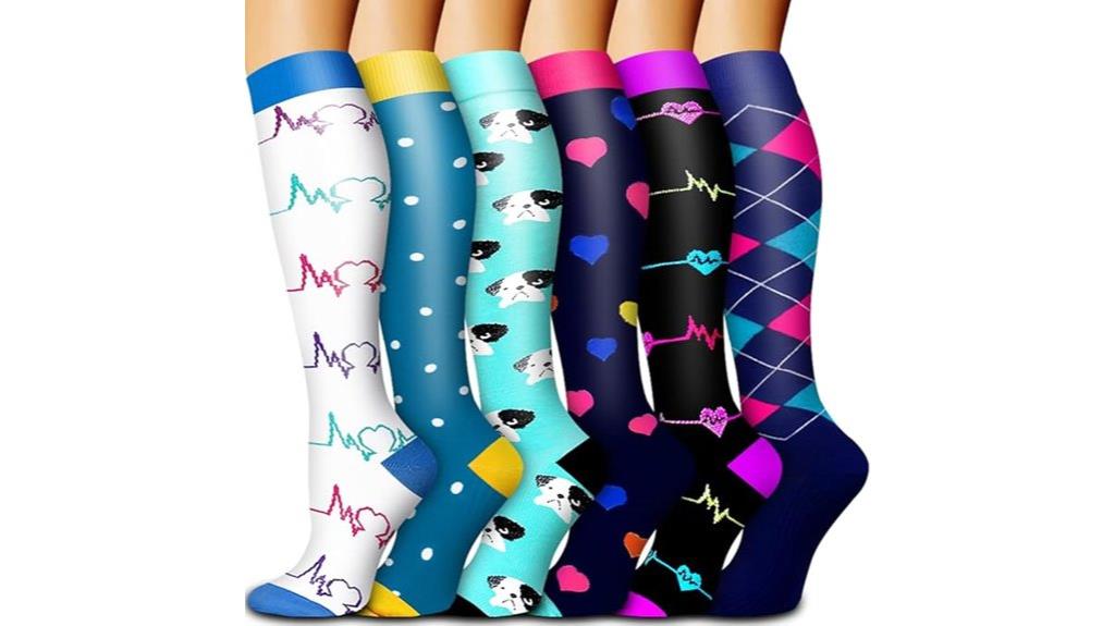 six pack copper socks