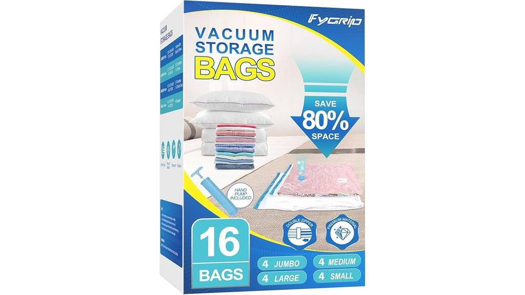 sixteen vacuum bags set